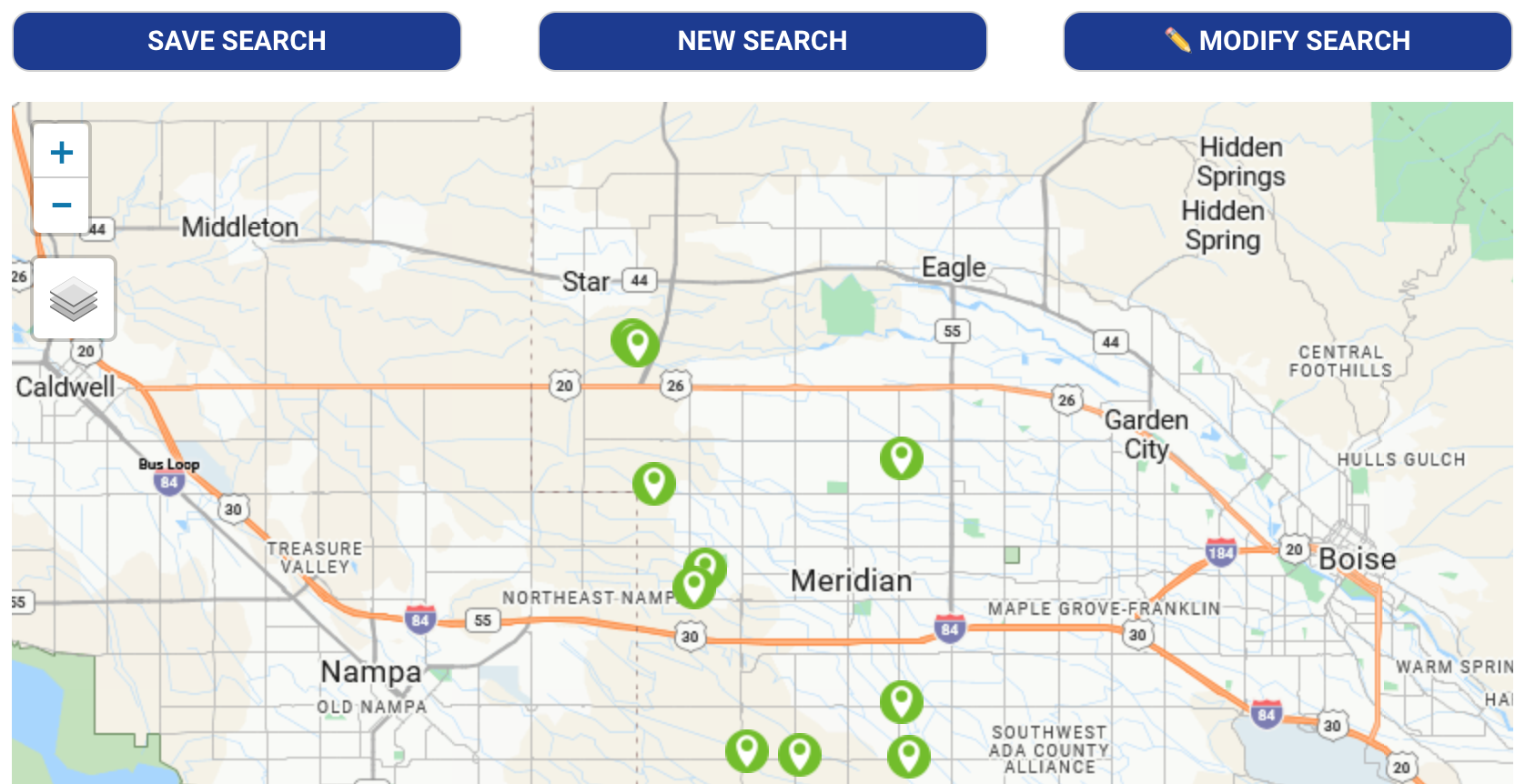 Meridian acreage - unimproved land