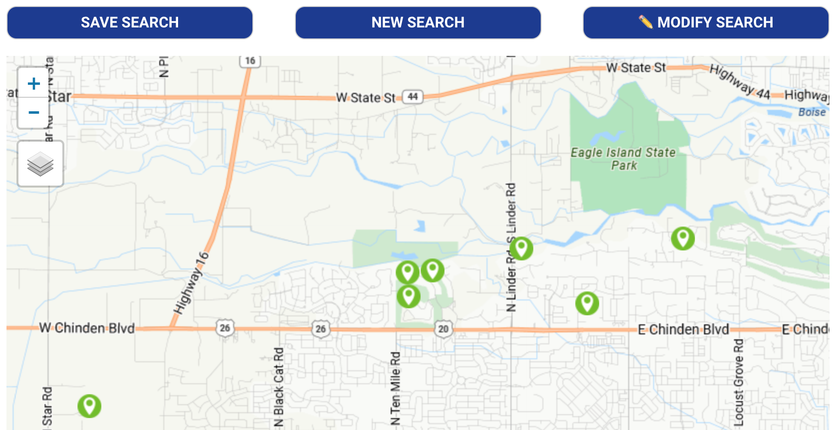 Meridian homes on acreage